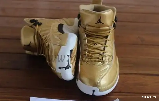 Authentic Air Gold 12 Jordan Pinnacle 0513